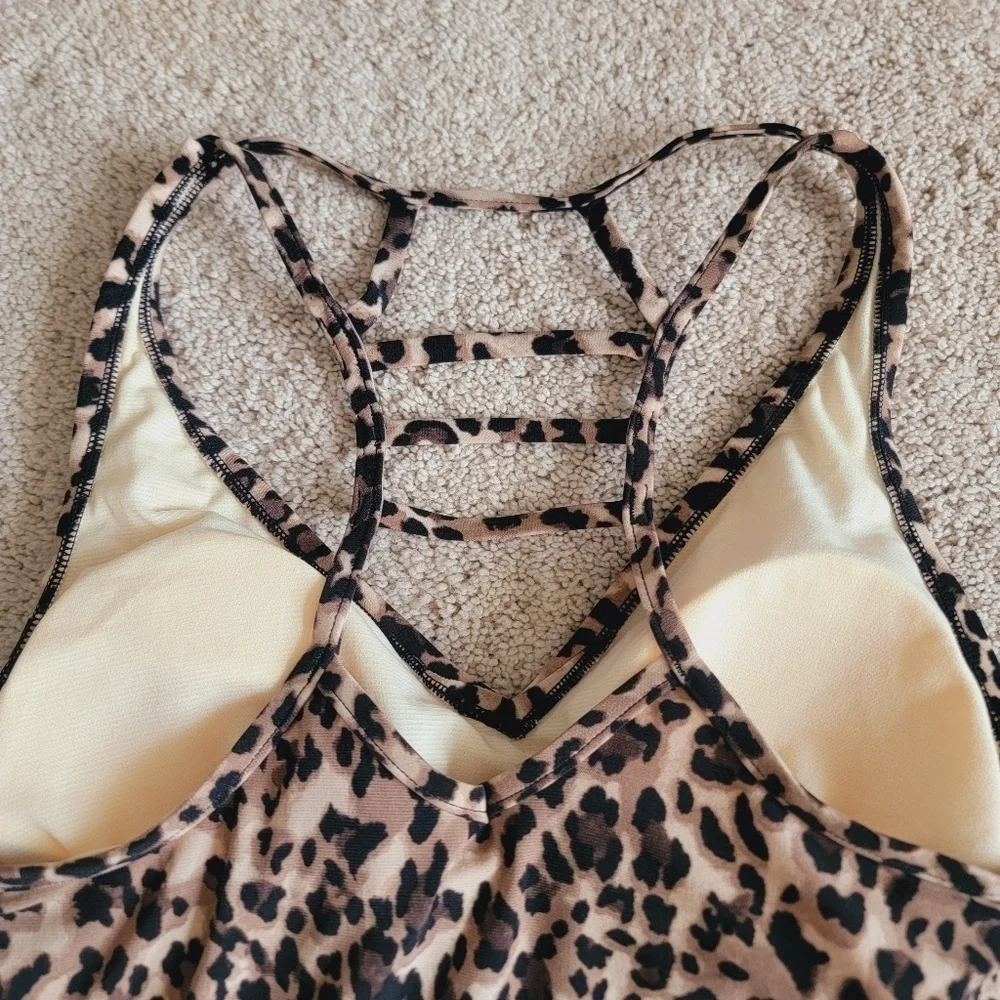 NWT Aqua Green Tankini Top S